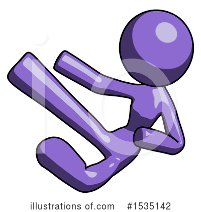 Royalty-Free (RF) Purple Design Mascot Clipart Illustration by Leo Blanchette - Stock Sample #1535142