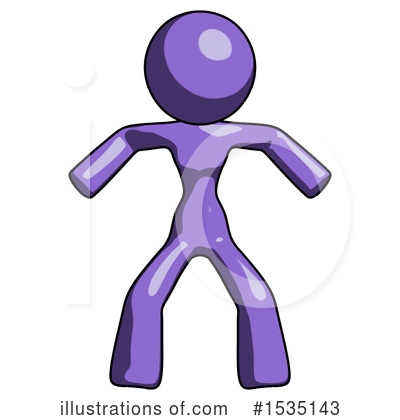 Royalty-Free (RF) Purple Design Mascot Clipart Illustration by Leo Blanchette - Stock Sample #1535143