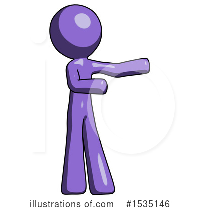 Royalty-Free (RF) Purple Design Mascot Clipart Illustration by Leo Blanchette - Stock Sample #1535146