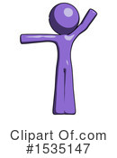 Purple Design Mascot Clipart #1535147 by Leo Blanchette