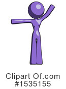 Purple Design Mascot Clipart #1535155 by Leo Blanchette