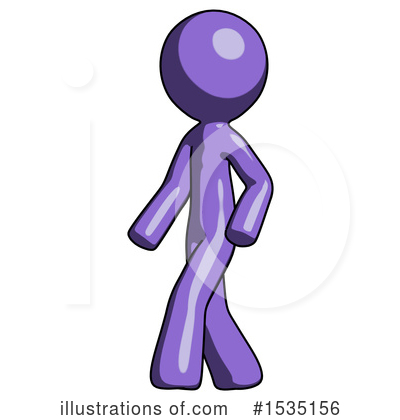Royalty-Free (RF) Purple Design Mascot Clipart Illustration by Leo Blanchette - Stock Sample #1535156