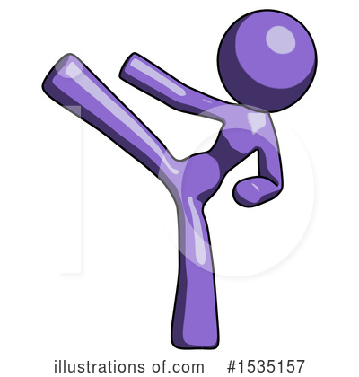 Royalty-Free (RF) Purple Design Mascot Clipart Illustration by Leo Blanchette - Stock Sample #1535157