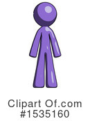 Purple Design Mascot Clipart #1535160 by Leo Blanchette