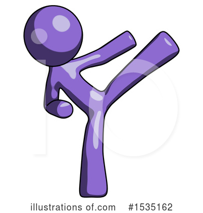Royalty-Free (RF) Purple Design Mascot Clipart Illustration by Leo Blanchette - Stock Sample #1535162