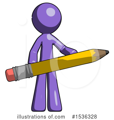 Royalty-Free (RF) Purple Design Mascot Clipart Illustration by Leo Blanchette - Stock Sample #1536328