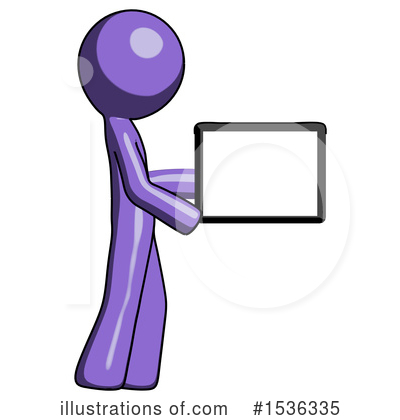 Royalty-Free (RF) Purple Design Mascot Clipart Illustration by Leo Blanchette - Stock Sample #1536335