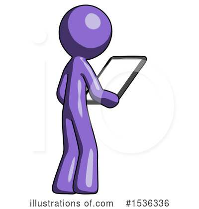 Royalty-Free (RF) Purple Design Mascot Clipart Illustration by Leo Blanchette - Stock Sample #1536336