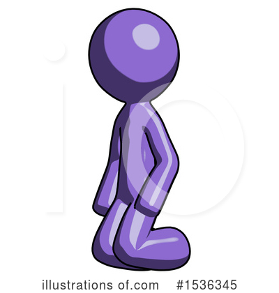 Royalty-Free (RF) Purple Design Mascot Clipart Illustration by Leo Blanchette - Stock Sample #1536345