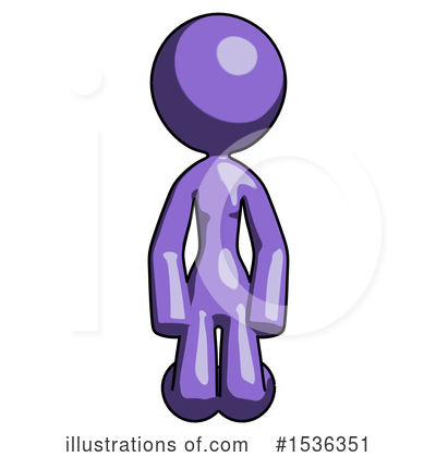 Royalty-Free (RF) Purple Design Mascot Clipart Illustration by Leo Blanchette - Stock Sample #1536351