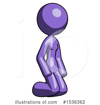 Royalty-Free (RF) Purple Design Mascot Clipart Illustration by Leo Blanchette - Stock Sample #1536362