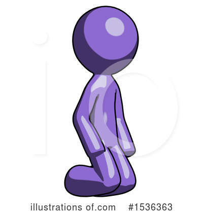Royalty-Free (RF) Purple Design Mascot Clipart Illustration by Leo Blanchette - Stock Sample #1536363