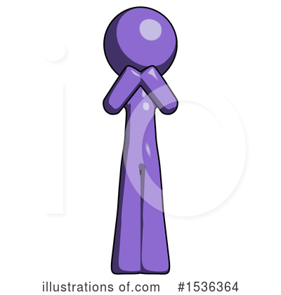 Royalty-Free (RF) Purple Design Mascot Clipart Illustration by Leo Blanchette - Stock Sample #1536364
