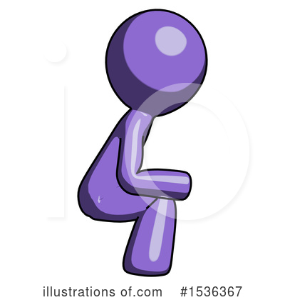 Royalty-Free (RF) Purple Design Mascot Clipart Illustration by Leo Blanchette - Stock Sample #1536367
