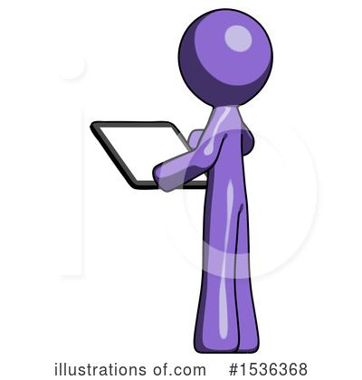 Royalty-Free (RF) Purple Design Mascot Clipart Illustration by Leo Blanchette - Stock Sample #1536368