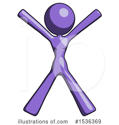 Royalty-Free (RF) Purple Design Mascot Clipart Illustration by Leo Blanchette - Stock Sample #1536369