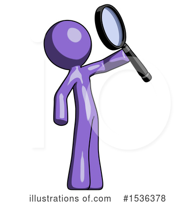 Royalty-Free (RF) Purple Design Mascot Clipart Illustration by Leo Blanchette - Stock Sample #1536378