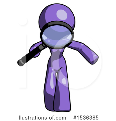 Royalty-Free (RF) Purple Design Mascot Clipart Illustration by Leo Blanchette - Stock Sample #1536385