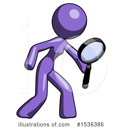 Royalty-Free (RF) Purple Design Mascot Clipart Illustration by Leo Blanchette - Stock Sample #1536386
