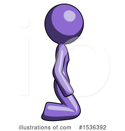 Royalty-Free (RF) Purple Design Mascot Clipart Illustration by Leo Blanchette - Stock Sample #1536392