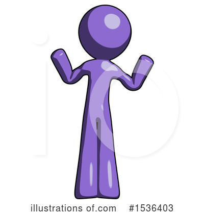 Royalty-Free (RF) Purple Design Mascot Clipart Illustration by Leo Blanchette - Stock Sample #1536403