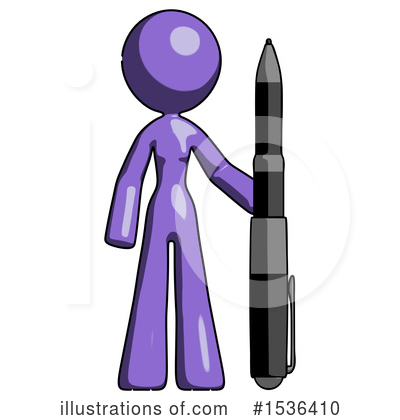 Royalty-Free (RF) Purple Design Mascot Clipart Illustration by Leo Blanchette - Stock Sample #1536410