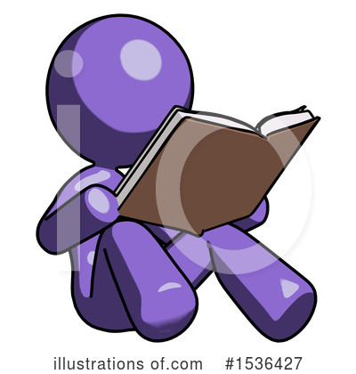 Royalty-Free (RF) Purple Design Mascot Clipart Illustration by Leo Blanchette - Stock Sample #1536427