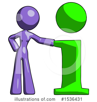 Royalty-Free (RF) Purple Design Mascot Clipart Illustration by Leo Blanchette - Stock Sample #1536431