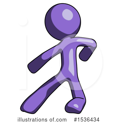 Royalty-Free (RF) Purple Design Mascot Clipart Illustration by Leo Blanchette - Stock Sample #1536434