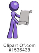 Purple Design Mascot Clipart #1536438 by Leo Blanchette