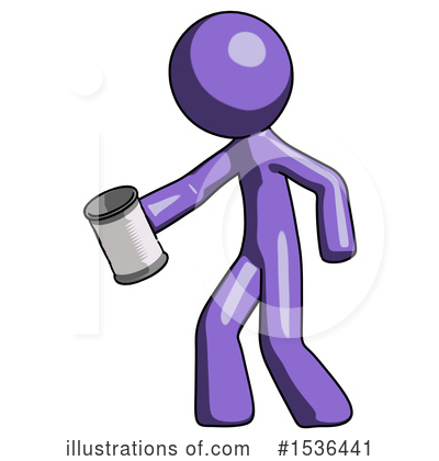Royalty-Free (RF) Purple Design Mascot Clipart Illustration by Leo Blanchette - Stock Sample #1536441