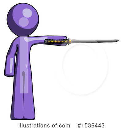 Royalty-Free (RF) Purple Design Mascot Clipart Illustration by Leo Blanchette - Stock Sample #1536443
