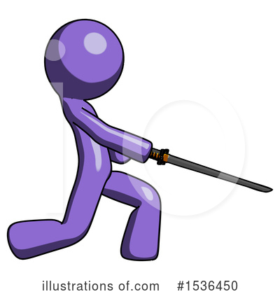 Royalty-Free (RF) Purple Design Mascot Clipart Illustration by Leo Blanchette - Stock Sample #1536450
