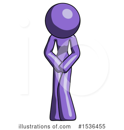 Royalty-Free (RF) Purple Design Mascot Clipart Illustration by Leo Blanchette - Stock Sample #1536455
