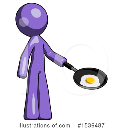Royalty-Free (RF) Purple Design Mascot Clipart Illustration by Leo Blanchette - Stock Sample #1536487