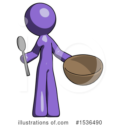 Royalty-Free (RF) Purple Design Mascot Clipart Illustration by Leo Blanchette - Stock Sample #1536490