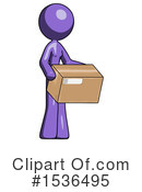 Purple Design Mascot Clipart #1536495 by Leo Blanchette