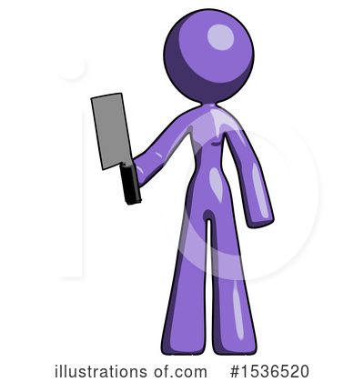 Royalty-Free (RF) Purple Design Mascot Clipart Illustration by Leo Blanchette - Stock Sample #1536520