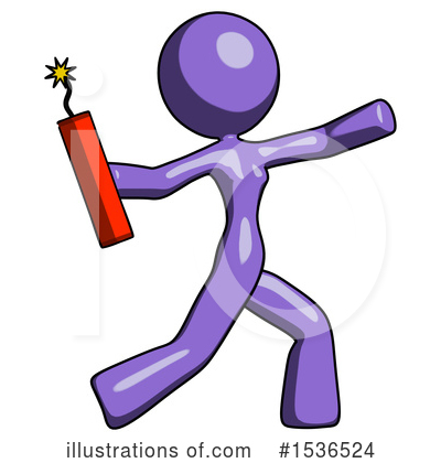 Royalty-Free (RF) Purple Design Mascot Clipart Illustration by Leo Blanchette - Stock Sample #1536524