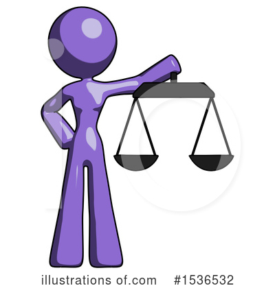 Royalty-Free (RF) Purple Design Mascot Clipart Illustration by Leo Blanchette - Stock Sample #1536532