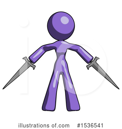 Royalty-Free (RF) Purple Design Mascot Clipart Illustration by Leo Blanchette - Stock Sample #1536541