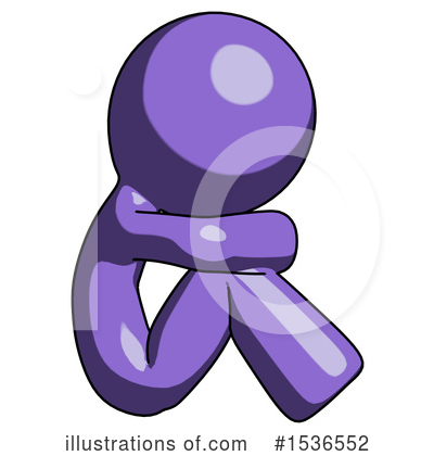 Royalty-Free (RF) Purple Design Mascot Clipart Illustration by Leo Blanchette - Stock Sample #1536552