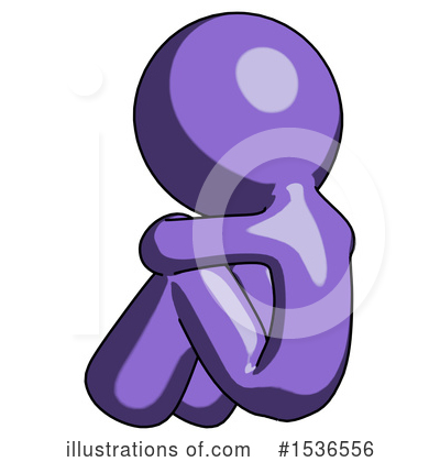 Royalty-Free (RF) Purple Design Mascot Clipart Illustration by Leo Blanchette - Stock Sample #1536556