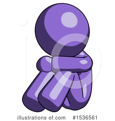 Royalty-Free (RF) Purple Design Mascot Clipart Illustration by Leo Blanchette - Stock Sample #1536561