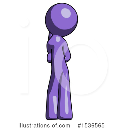 Royalty-Free (RF) Purple Design Mascot Clipart Illustration by Leo Blanchette - Stock Sample #1536565