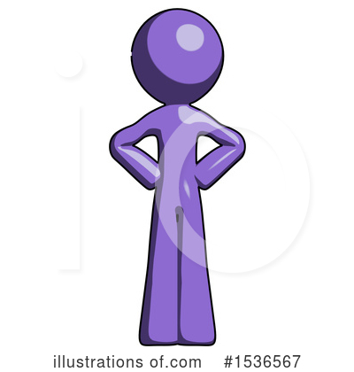 Royalty-Free (RF) Purple Design Mascot Clipart Illustration by Leo Blanchette - Stock Sample #1536567