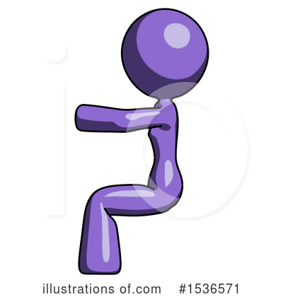 Royalty-Free (RF) Purple Design Mascot Clipart Illustration by Leo Blanchette - Stock Sample #1536571