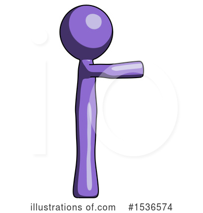 Royalty-Free (RF) Purple Design Mascot Clipart Illustration by Leo Blanchette - Stock Sample #1536574