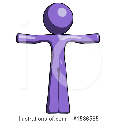 Royalty-Free (RF) Purple Design Mascot Clipart Illustration by Leo Blanchette - Stock Sample #1536585