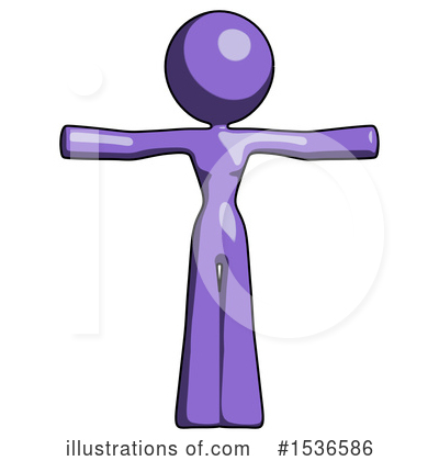 Royalty-Free (RF) Purple Design Mascot Clipart Illustration by Leo Blanchette - Stock Sample #1536586